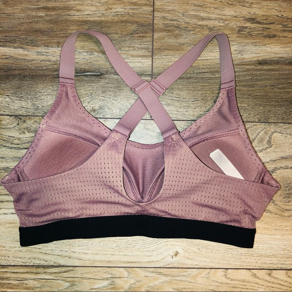 VS Lightweight Perforated Mauve Sports Bra - Picture 5 of 11